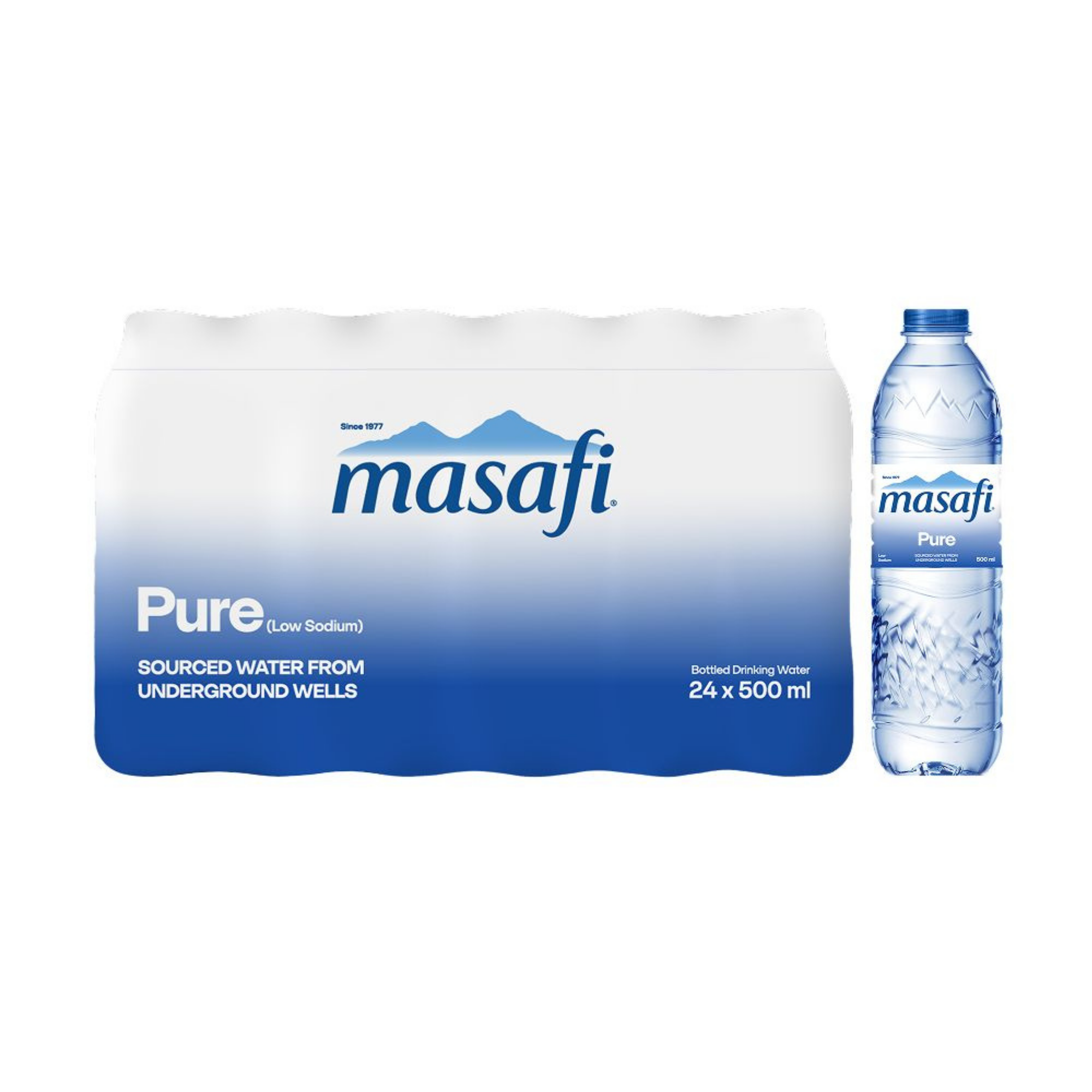 Masafi Pure Drinking Water 500 mL x 24