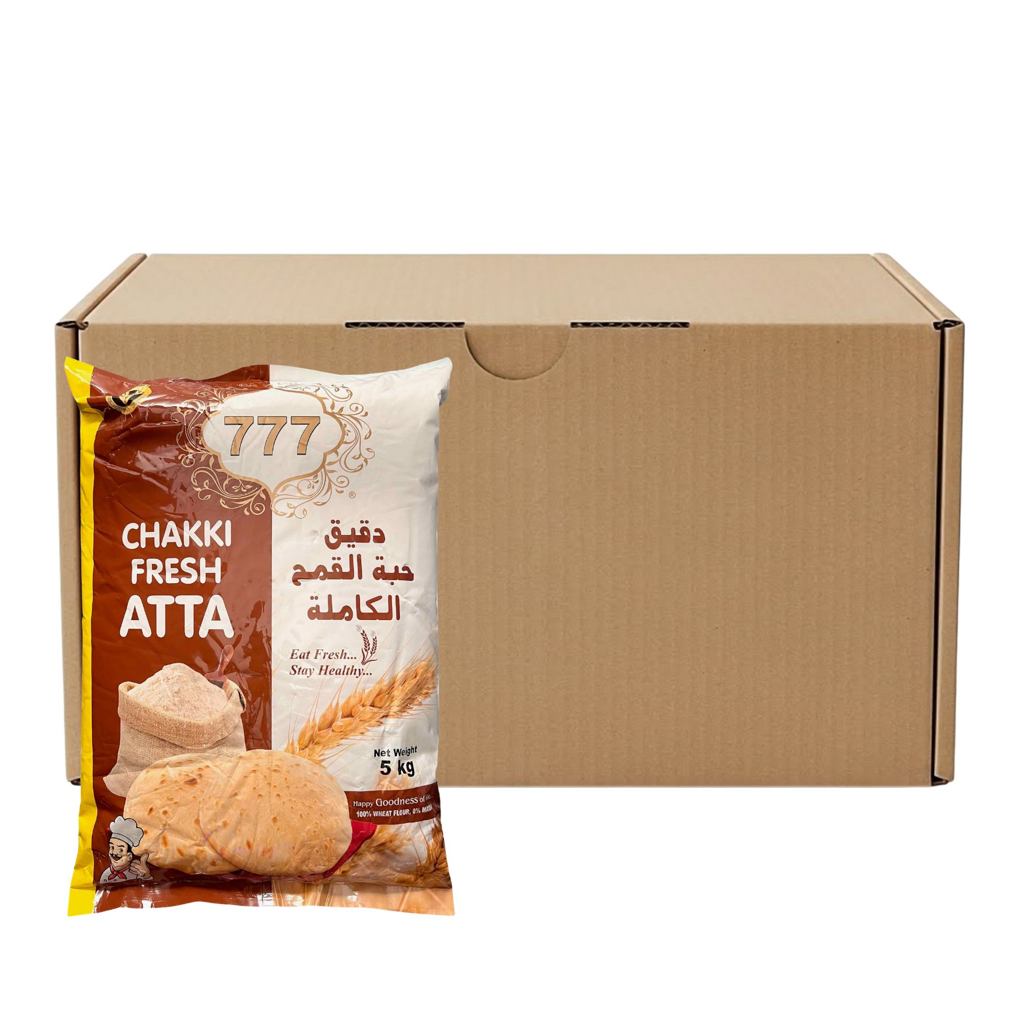 777 Chakki Fresh Atta 5 kg x 5