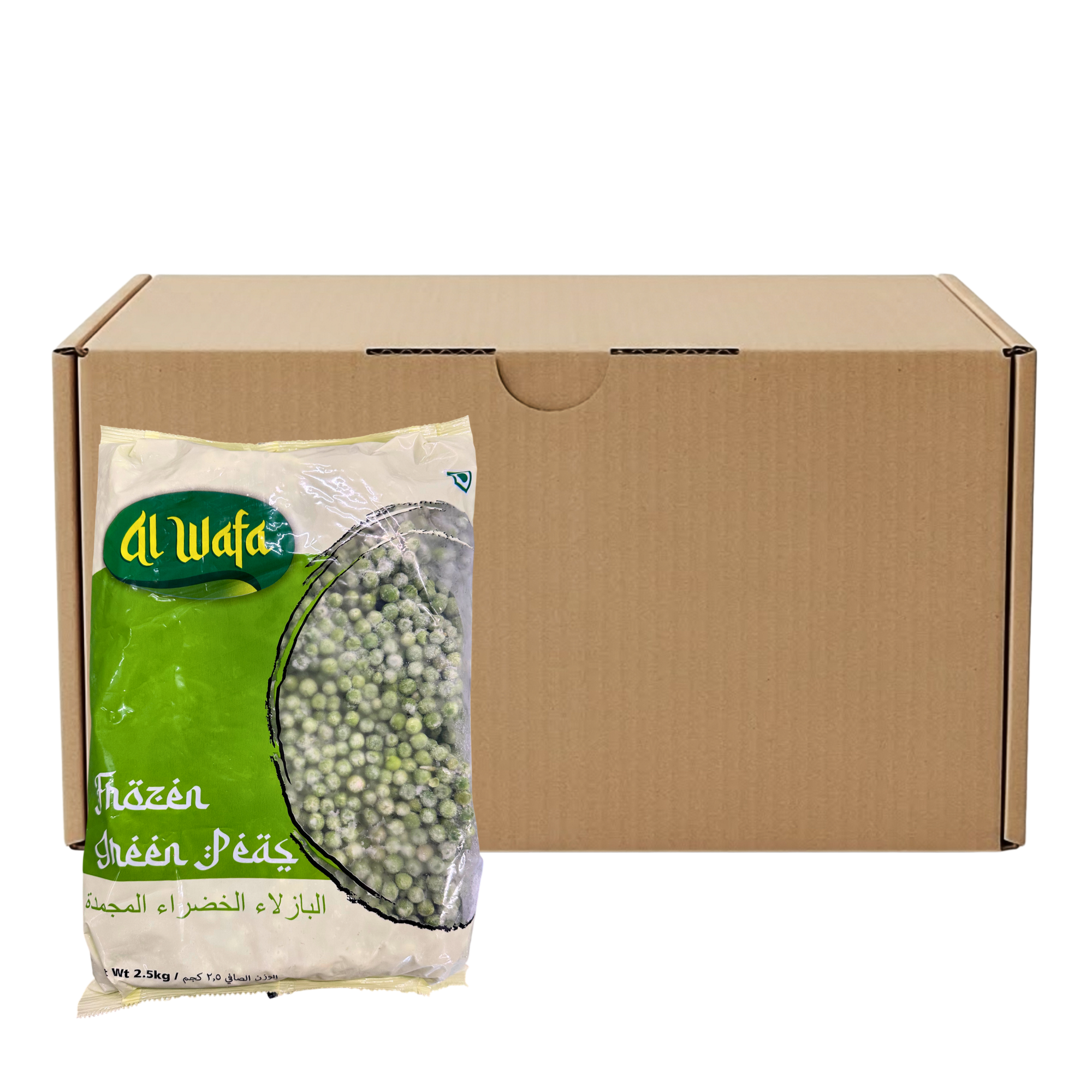 Al Wafa Frozen Green Peas 2.5 kg x 4