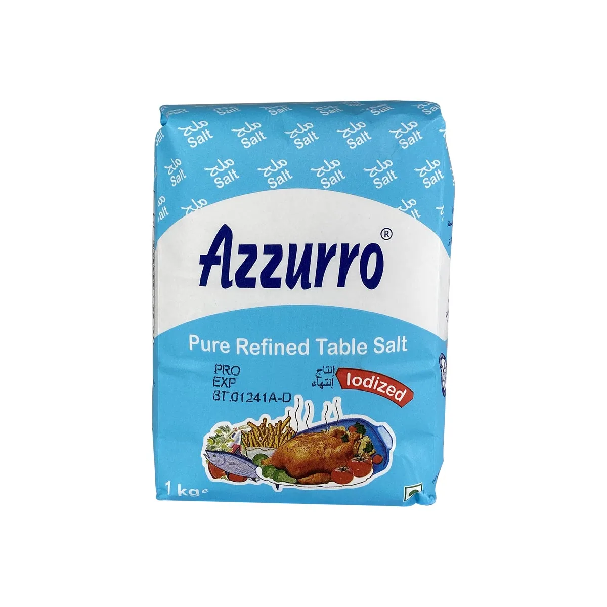 Azzurro Pure Refined Table Salt	1 kg
