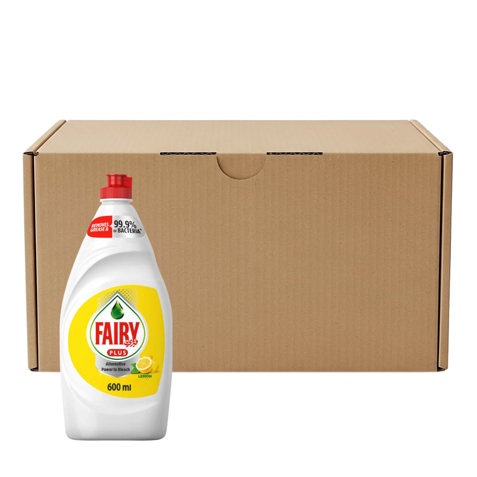 Fairy Lemon Dishwashing Liquid 600 mL x 12