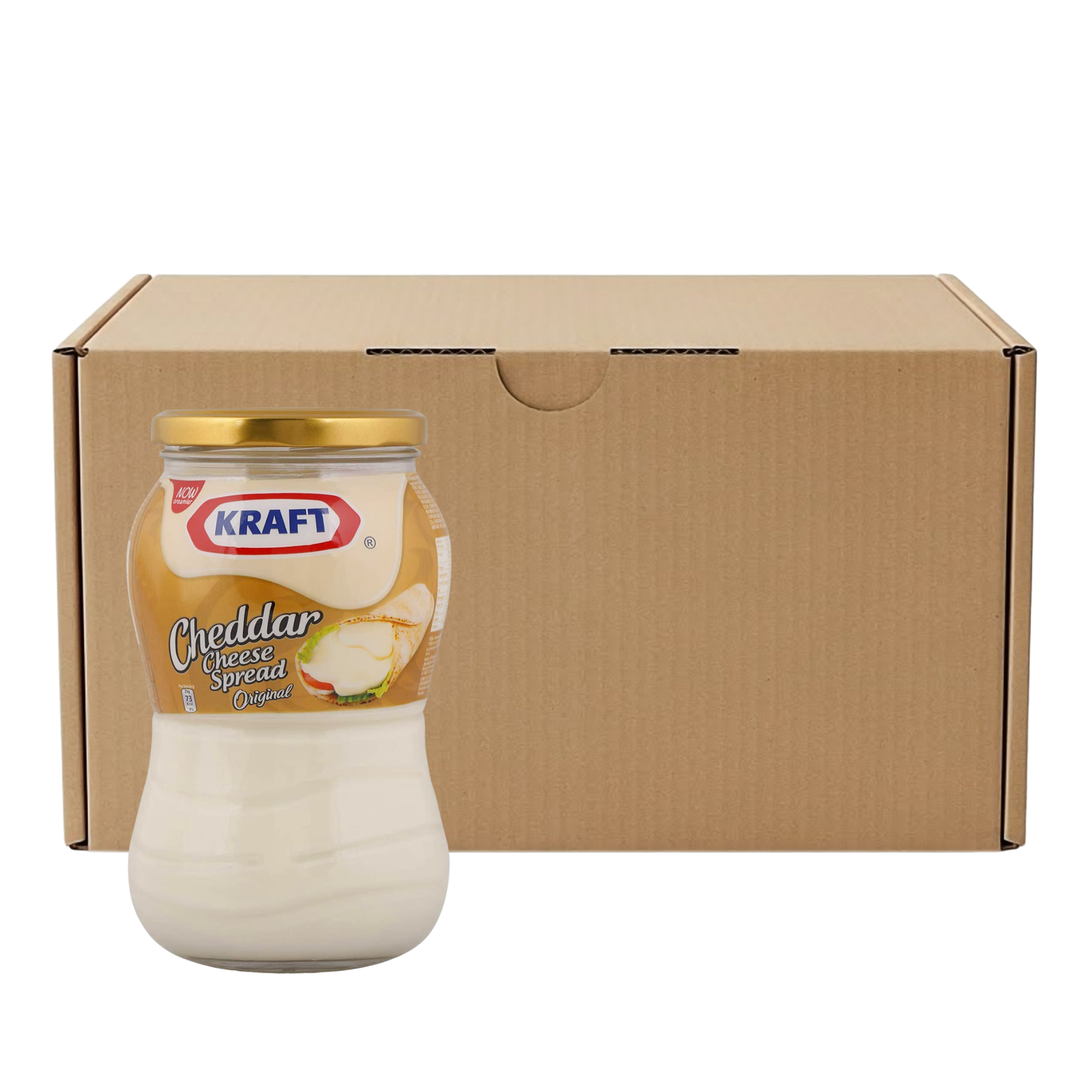 Kraft Cheddar Spread Cheese 870 g x 6