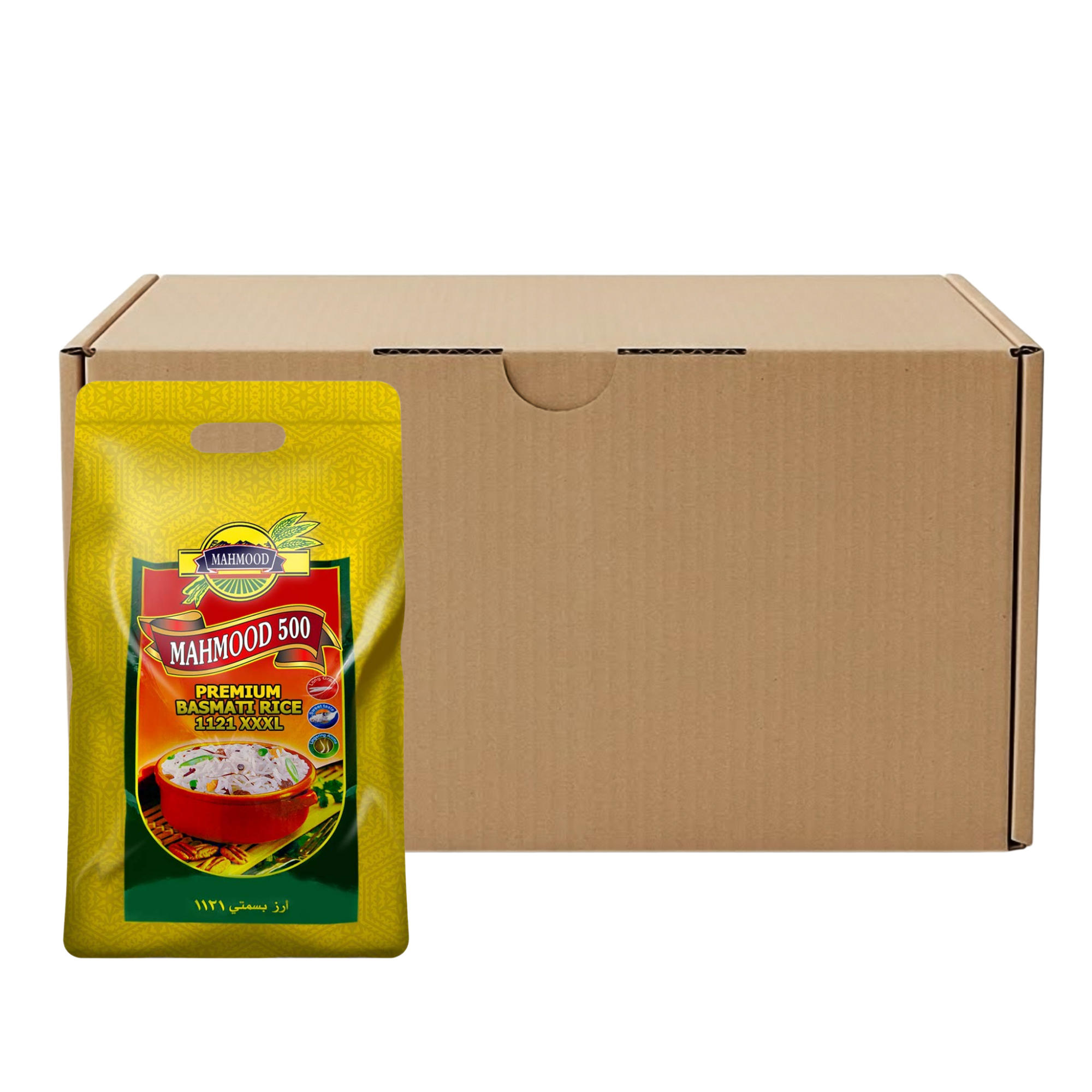 Mahmood 500 Premium Basmati Rice 1121 XXXL 1 kg x 20