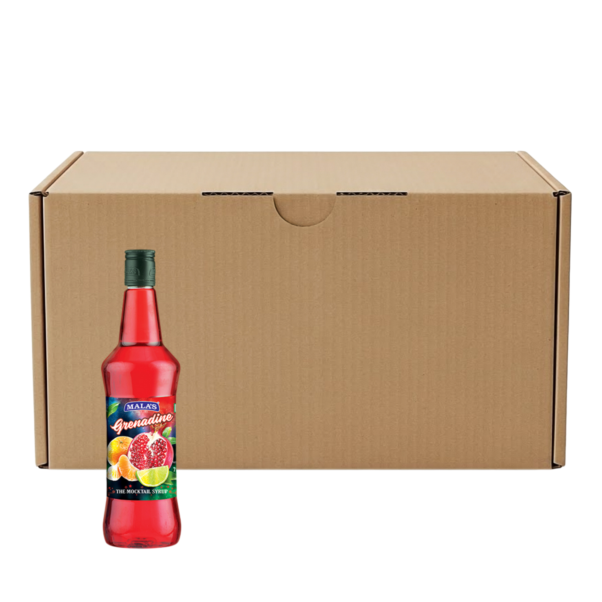 Mala's Grenadine Mocktail Syrup 750 mL x 12