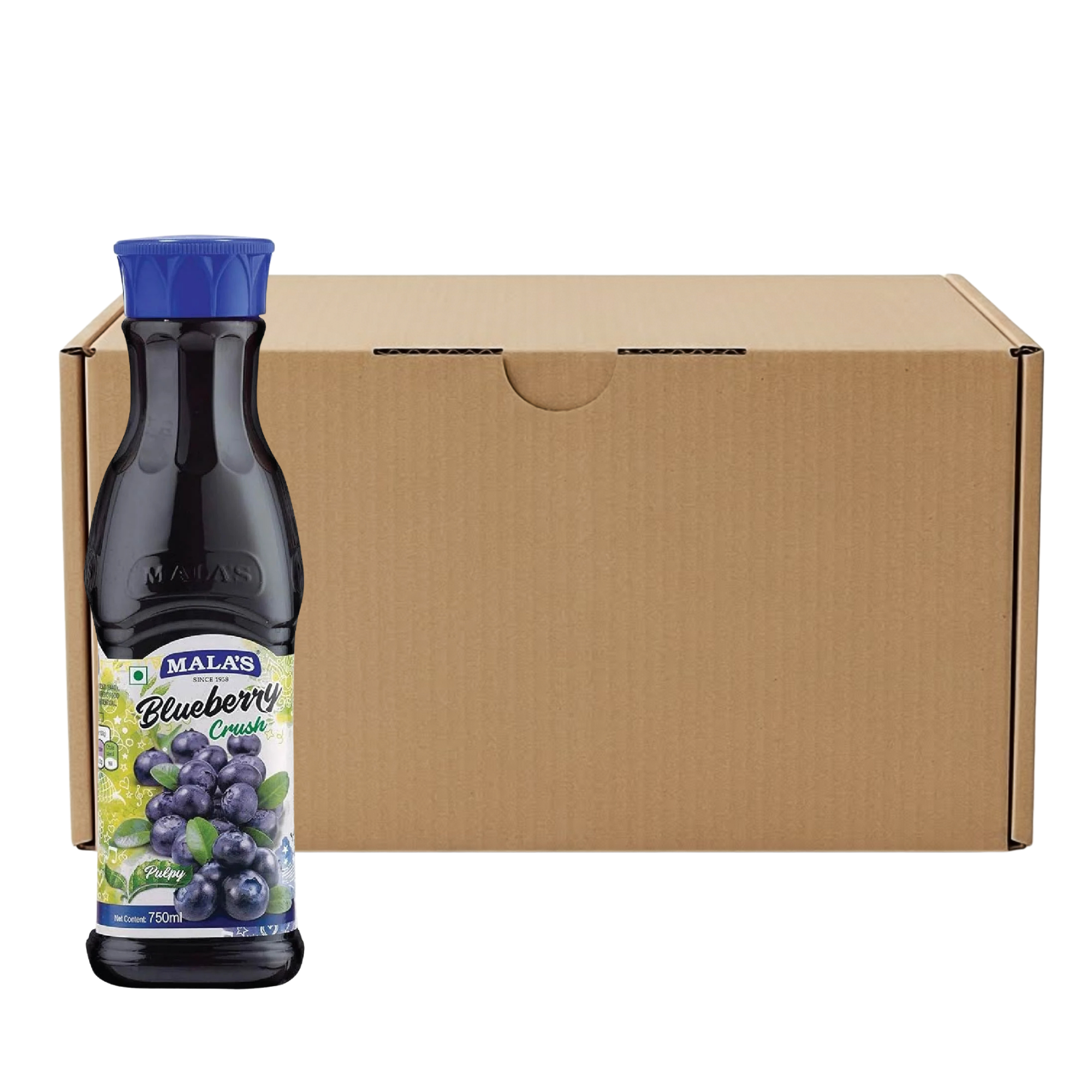 Mala's Blueberry Crush 750 mL x 12