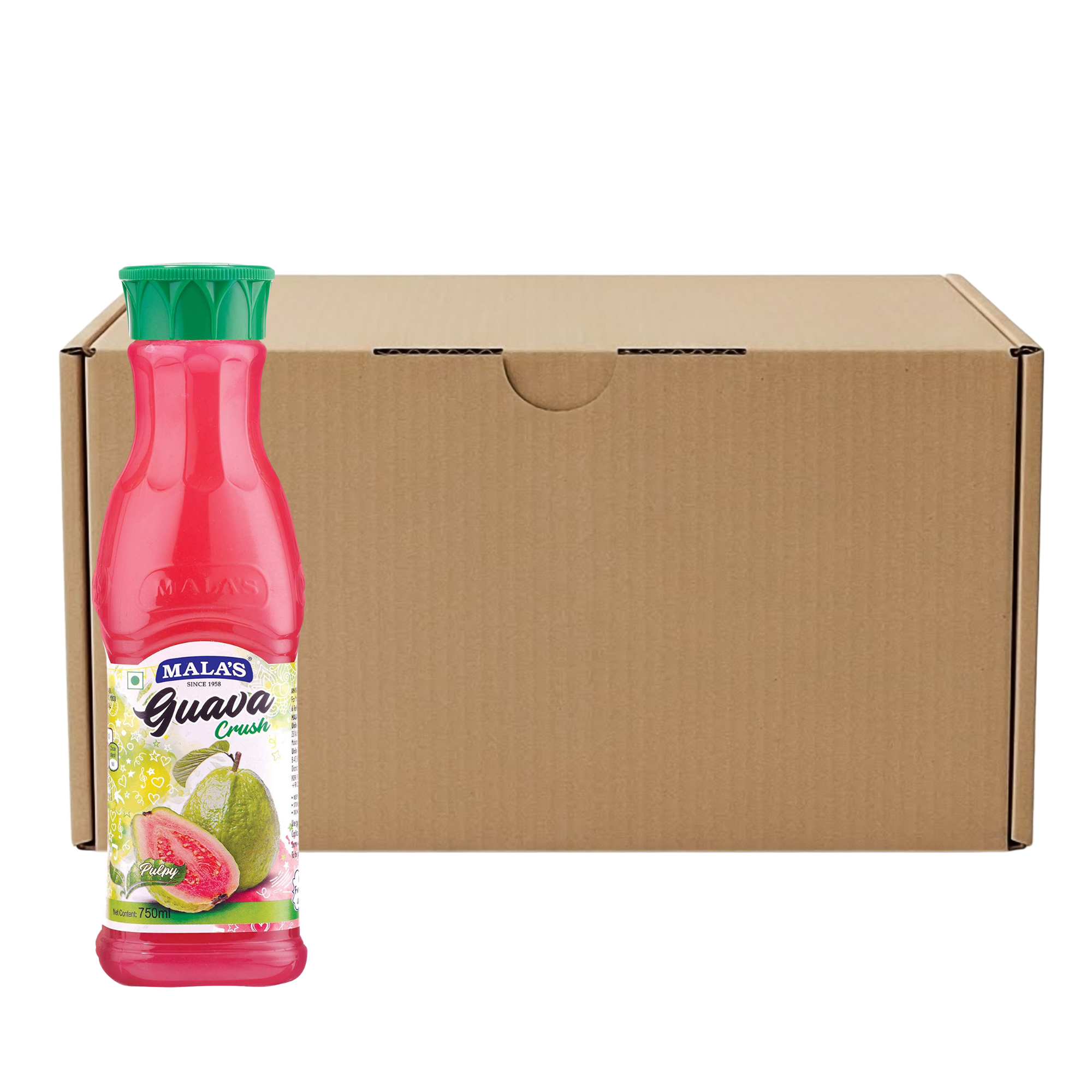Mala's Guava Crush 750 mL x 12