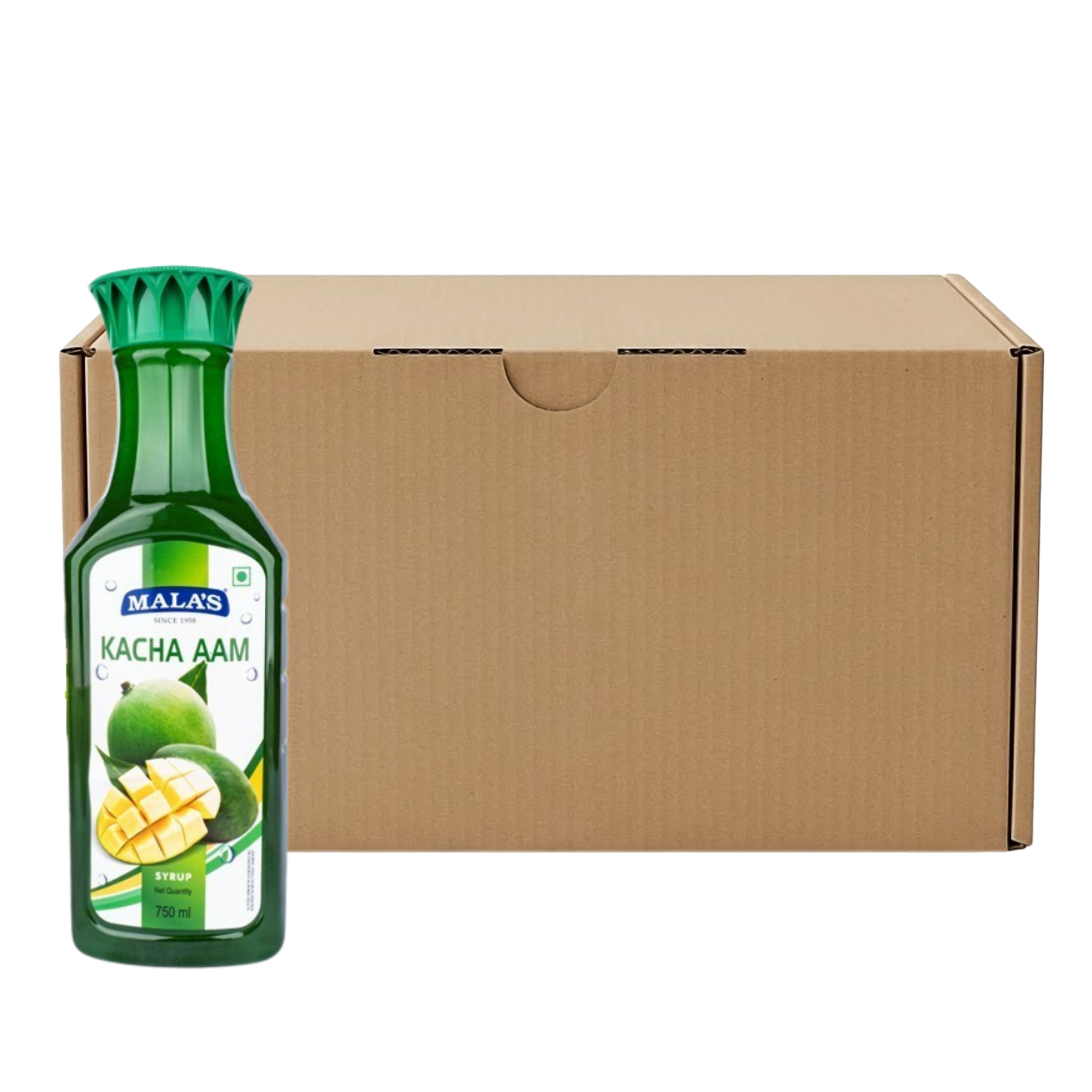 Mala's Kacha Aam Syrup 750 mL x 12