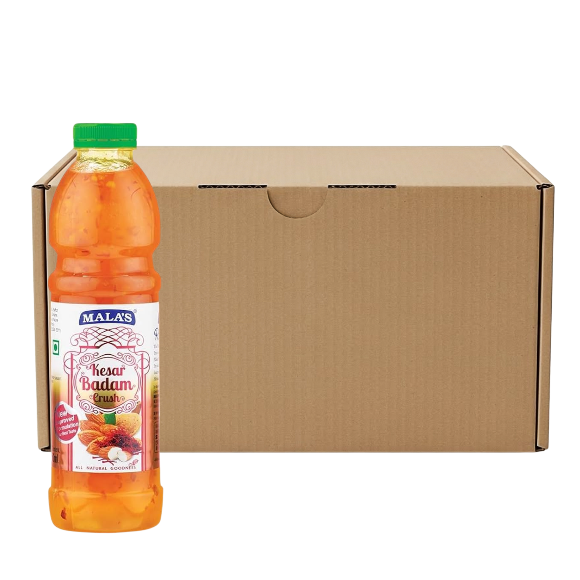 Mala's Kesar Badam Crush	750 mL x 12