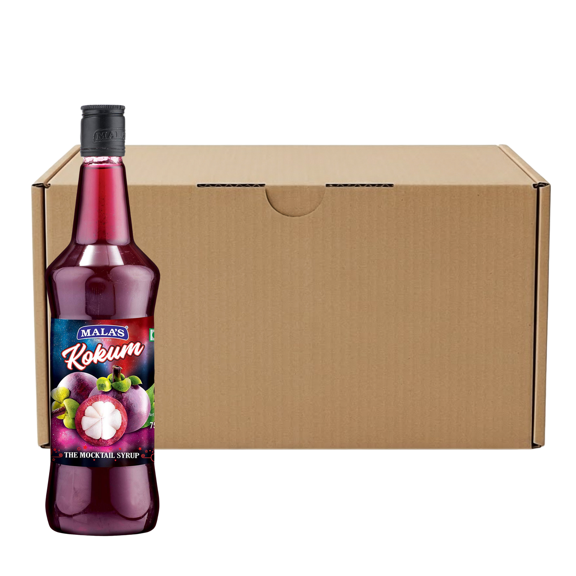 Mala's Kokum Mocktail Syrup 750 mL x 12