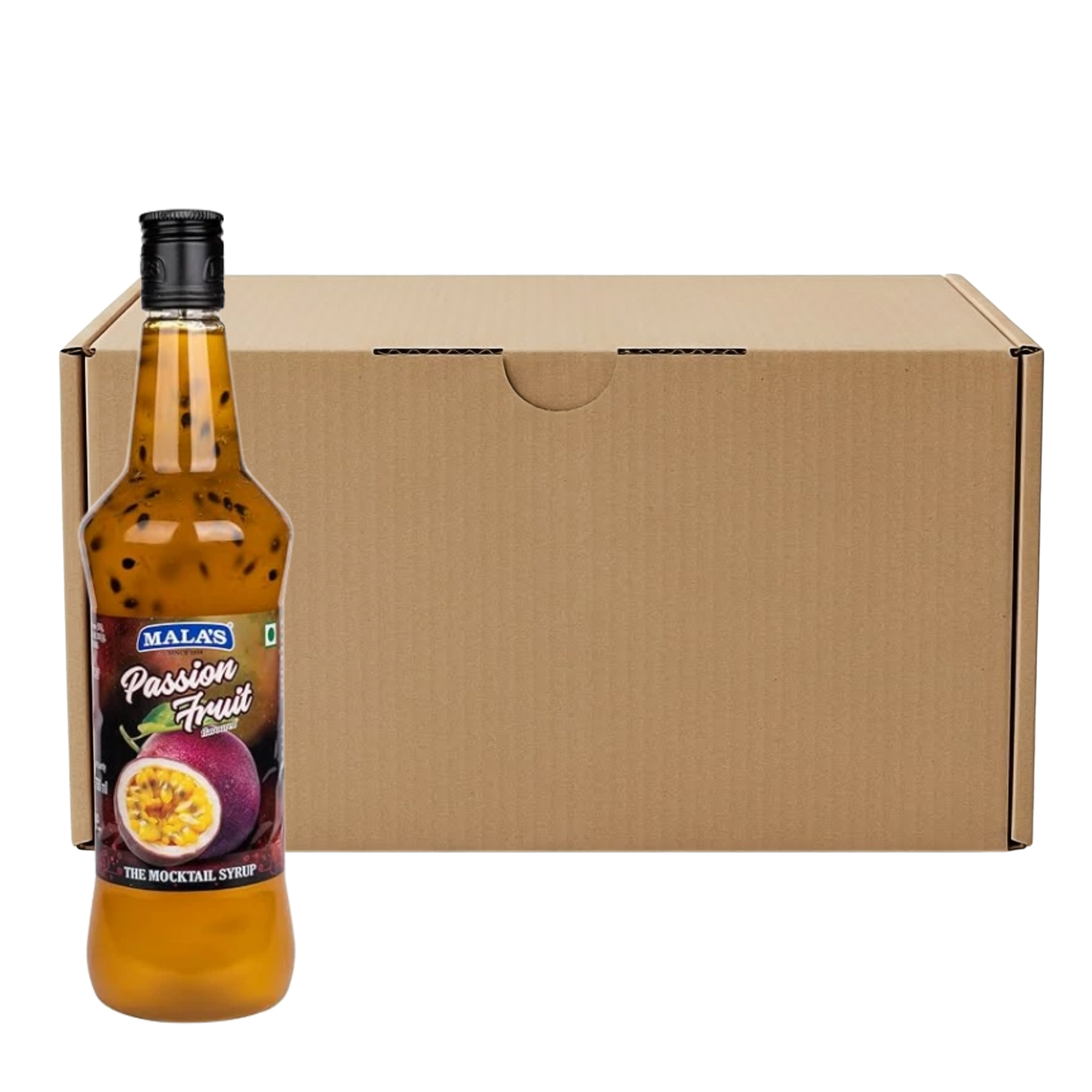 Mala's Passion Fruit Mocktail Syrup 750 mL x 12