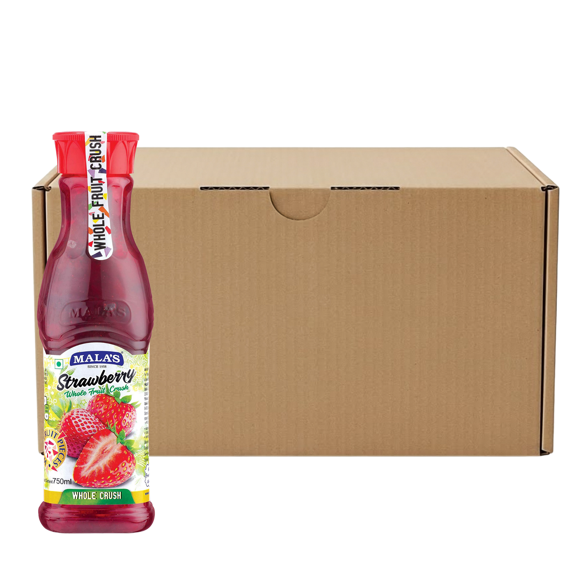 Mala's Strawberry Crush 750 mL x 12