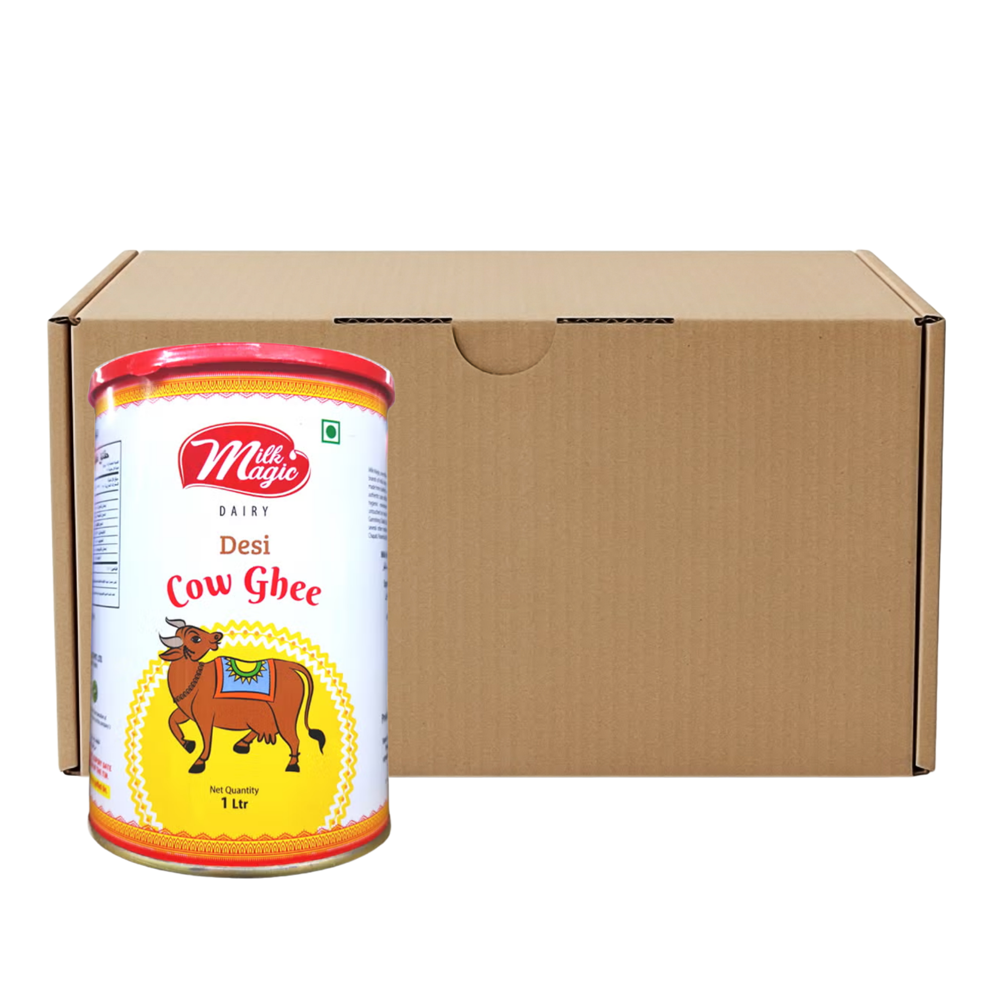 Milk Magic Desi Cow Ghee	1 L x 12