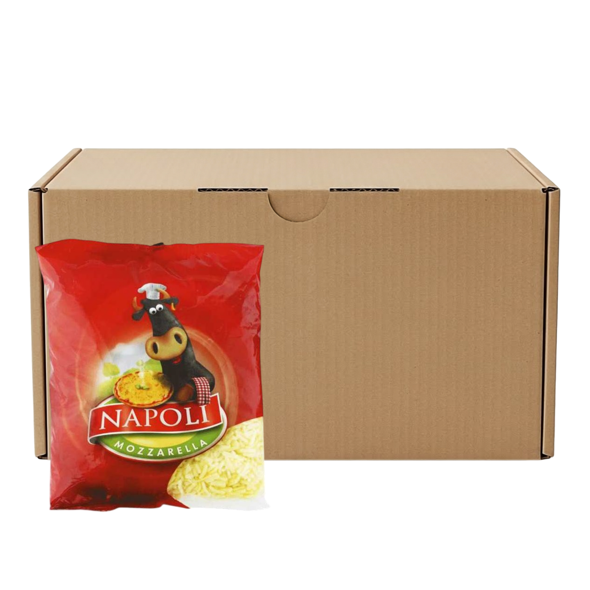 Napoli Shredded 100% Mozzarella Cheese 2 kg x 4