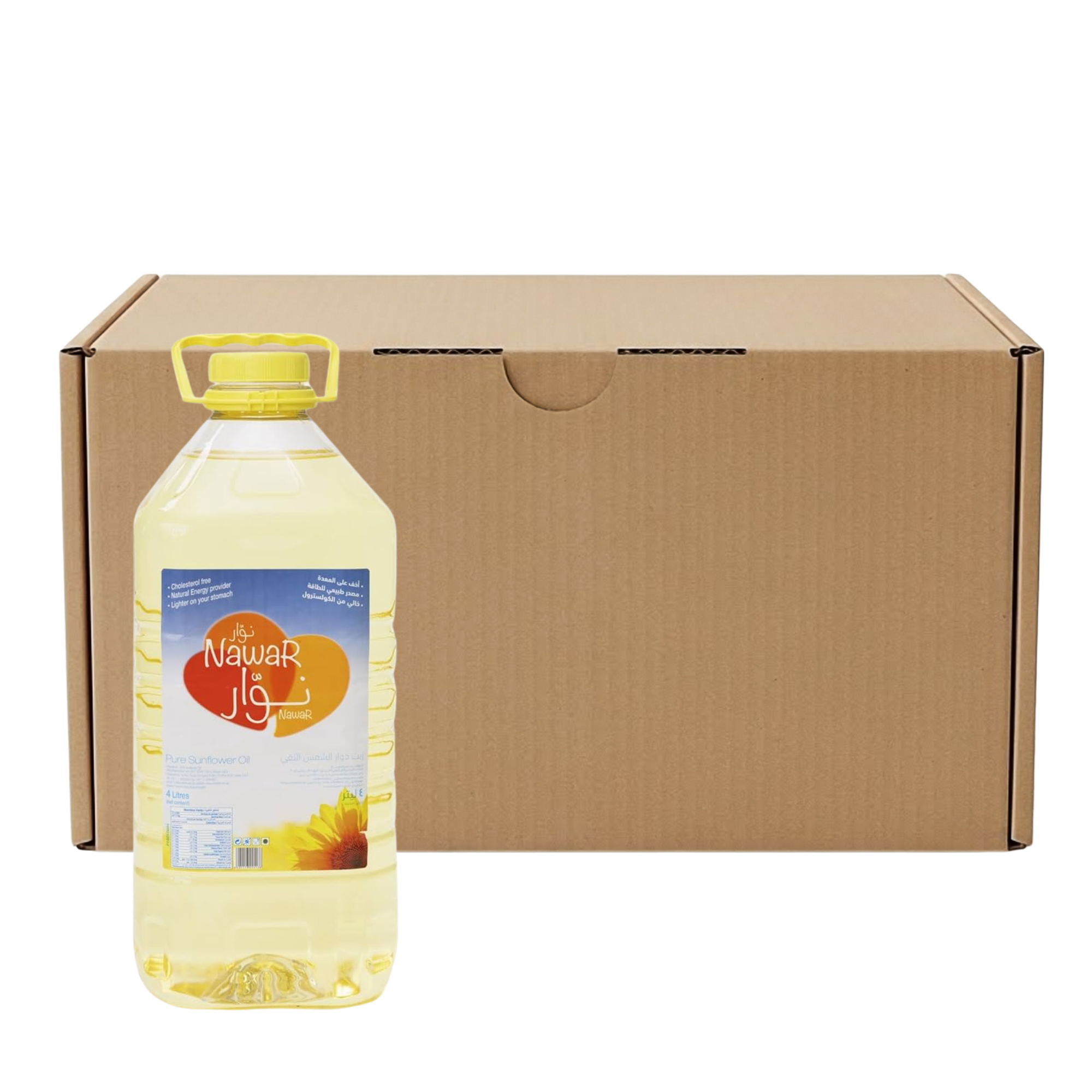 Nawar Pure Sunflower Oil 4 L x 4