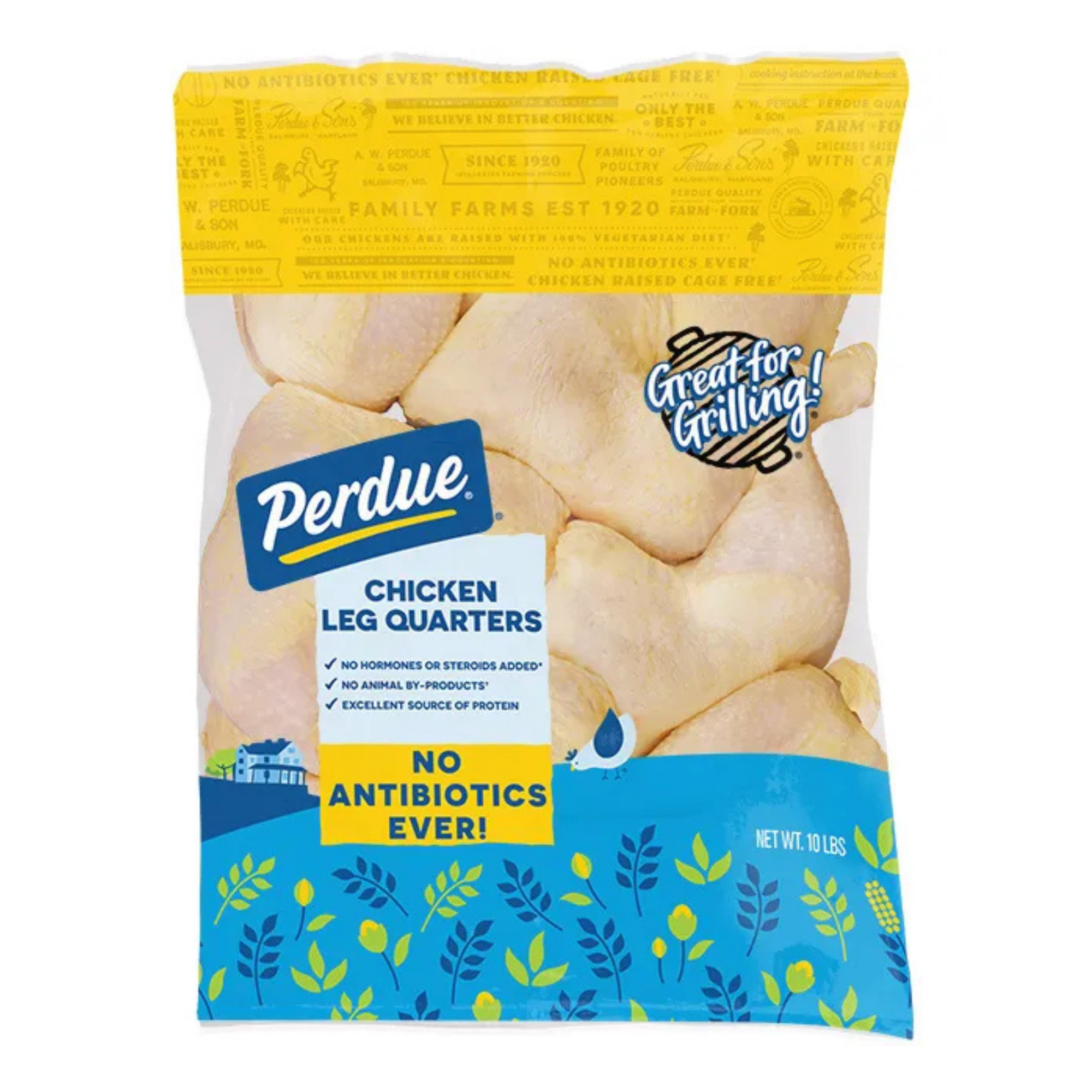 Perdue USA Fresh Chicken Leg Quarters 15 kg